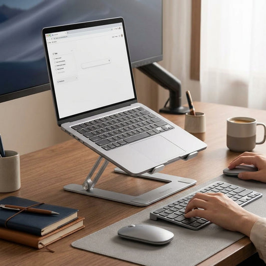 Nelyvora™ AeroFold Adjustable Aluminum Laptop Stand