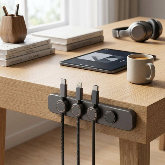 Nelyvora™ LineNest Magnetic Cable Organizer