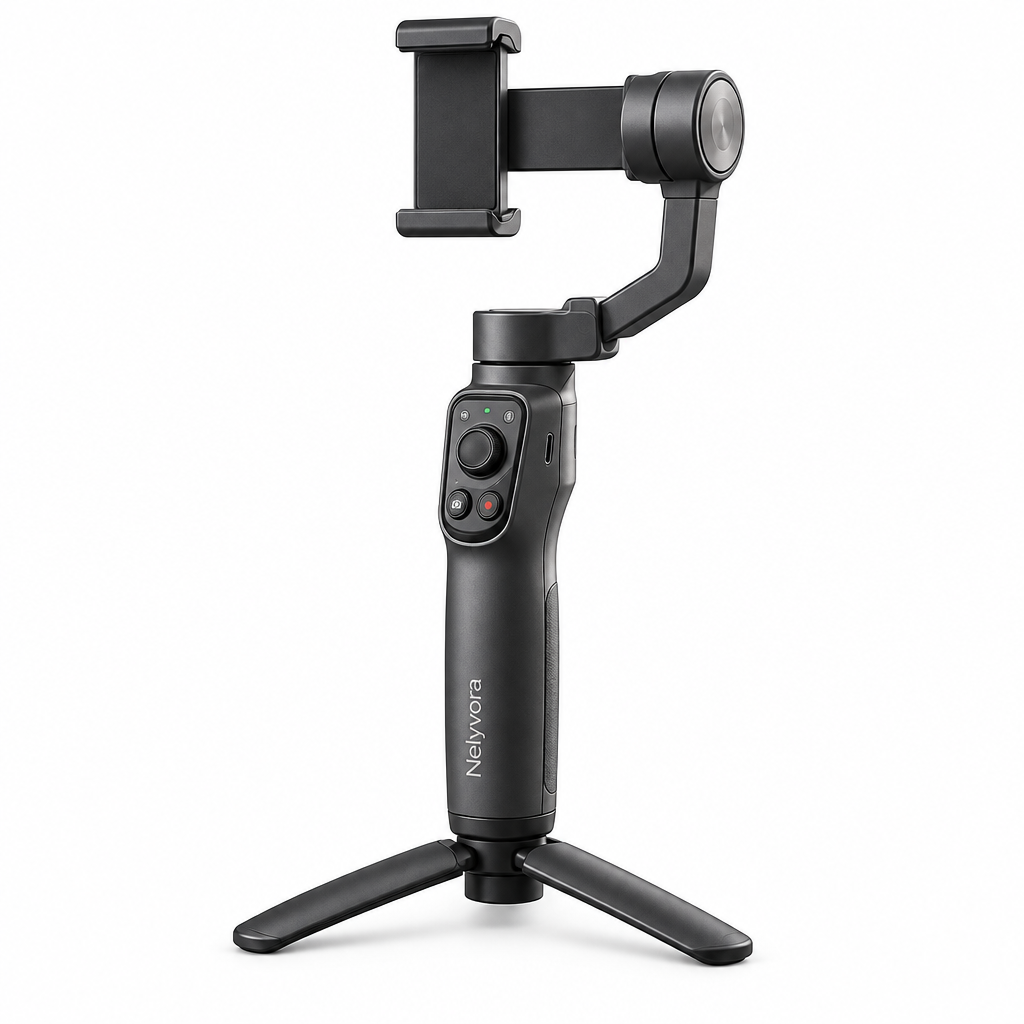 Nelyvora™ GlideCore 3-Axis Smartphone Gimbal Stabilizer