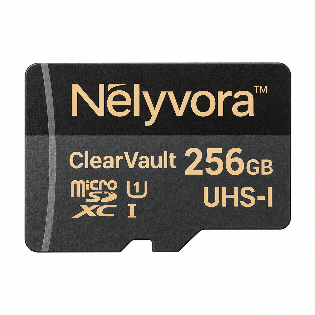 Nelyvora™ ClearVault 256GB Portable Memory Card