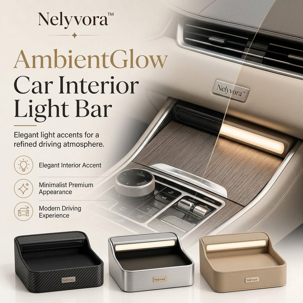 Nelyvora™ AmbientGlow Car Interior Light Bar
